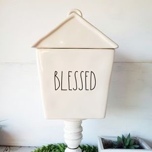 Rae Dunn BLESSED Birdhouse Jar/Canister